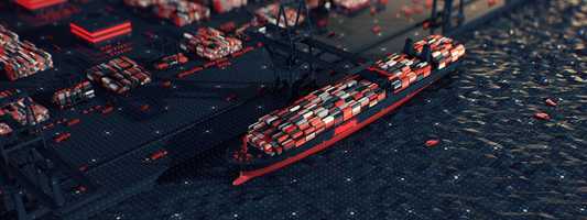 Free download The cargo ship travels video and edit with RedcoolMedia movie maker MovieStudio video editor online and AudioStudio audio editor onlin