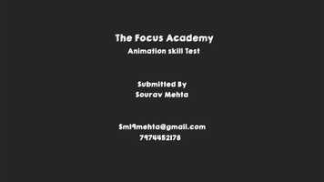 Free download The_Focus_Academy_Animation_Skill_Test.mp4 video and edit with RedcoolMedia movie maker MovieStudio video editor online and AudioStudio audio editor onlin
