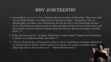 Free download The Importance of Juneteenth video and edit with RedcoolMedia movie maker MovieStudio video editor online and AudioStudio audio editor onlin
