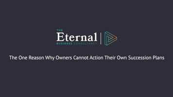 Free download The One Reason Why Owners Cannot Action Their Own Succession Plans - Reduced video and edit with RedcoolMedia movie maker MovieStudio video editor online and AudioStudio audio editor onlin