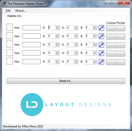 Download web tool or web app The Pleasant Palette Picker