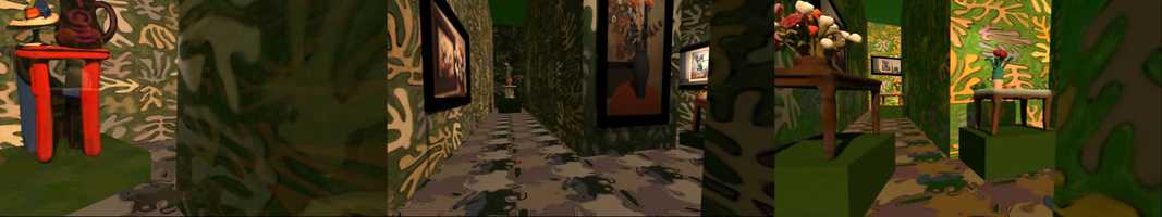 Free download The Ruins, 3-channel version, 2020: 3 minute excerpt of 10 minutes animated loop video and edit with RedcoolMedia movie maker MovieStudio video editor online and AudioStudio audio editor onlin