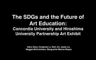 Free download The SDGs and the Future of Art Education: Concordia University and Hiroshima University video and edit with RedcoolMedia movie maker MovieStudio video editor online and AudioStudio audio editor onlin