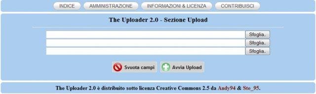 Download web tool or web app The Uploader