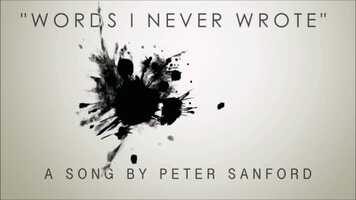 Free download The Words I Never Wrote Peter Sanford video and edit with RedcoolMedia movie maker MovieStudio video editor online and AudioStudio audio editor onlin