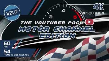 Free download The YouTuber Pack - Motor Channel Edition V2.0 | After Effects Project Files - Videohive template video and edit with RedcoolMedia movie maker MovieStudio video editor online and AudioStudio audio editor onlin