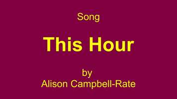 Free download This Hour - Alison Campbell-Rate (learning track) 1 video and edit with RedcoolMedia movie maker MovieStudio video editor online and AudioStudio audio editor onlin