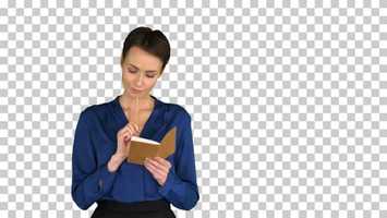 Free download Thoughtful young woman in smart casual, Alpha Channel | Stock Footage - Videohive video and edit with RedcoolMedia movie maker MovieStudio video editor online and AudioStudio audio editor onlin