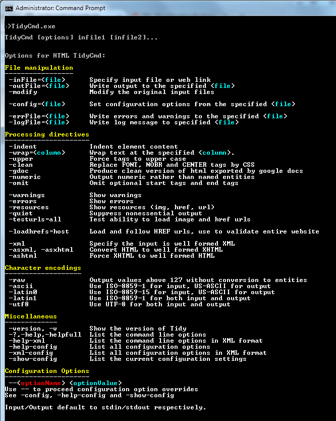 Download web tool or web app TidyCmd v1.4 Download web tool or web app TidyCmd v1.4