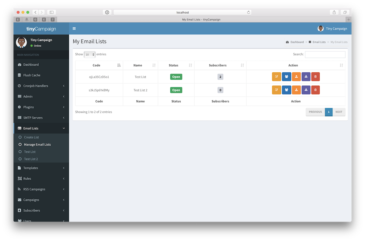 Download web tool or web app tinycampaign Download web tool or web app tinycampaign