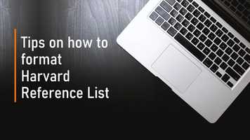 Free download Tips on how to format Harvard Reference List video and edit with RedcoolMedia movie maker MovieStudio video editor online and AudioStudio audio editor onlin