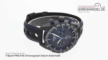 Free download Tissot T-Sport PRS 516 Chronograph Datum Automatik T100.427.36.201.00 video and edit with RedcoolMedia movie maker MovieStudio video editor online and AudioStudio audio editor onlin