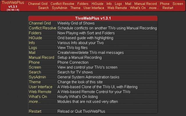 Download web tool or web app TivoWebPlus Download web tool or web app TivoWebPlus