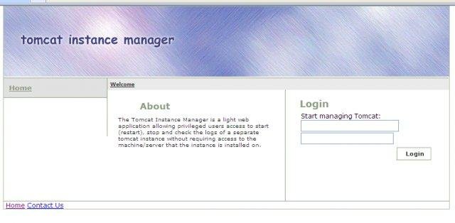 Download web tool or web app Tomcat Instance Mgr Download web tool or web app Tomcat Instance Mgr