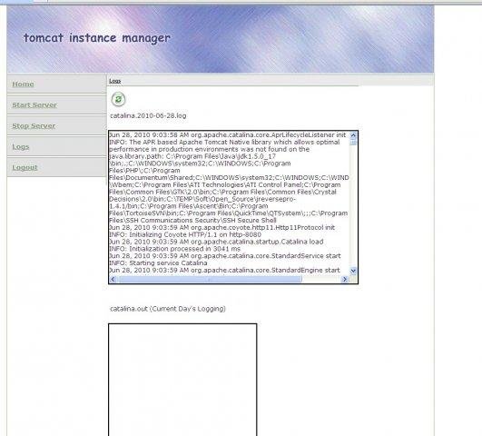 Download web tool or web app Tomcat Instance Mgr Download web tool or web app Tomcat Instance Mgr