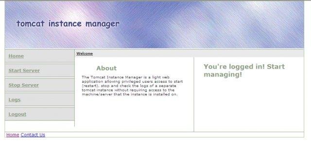 Download web tool or web app Tomcat Instance Mgr Download web tool or web app Tomcat Instance Mgr