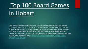 Free download Top 100 Board Games in Hobart pptx.mp4 video and edit with RedcoolMedia movie maker MovieStudio video editor online and AudioStudio audio editor onlin