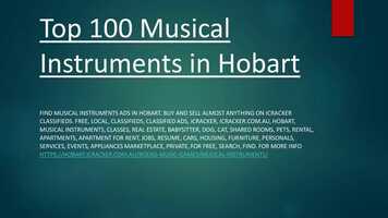 Free download Top 100 Musical Instruments in Hobart video.mp4 video and edit with RedcoolMedia movie maker MovieStudio video editor online and AudioStudio audio editor onlin