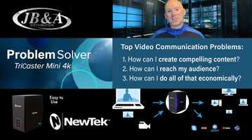 Free download Top 3 Video Communication Problems. Solved with TriCaster Mini 4K. video and edit with RedcoolMedia movie maker MovieStudio video editor online and AudioStudio audio editor onlin