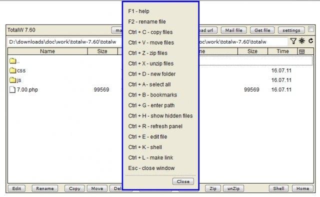 Download web tool or web app totalw