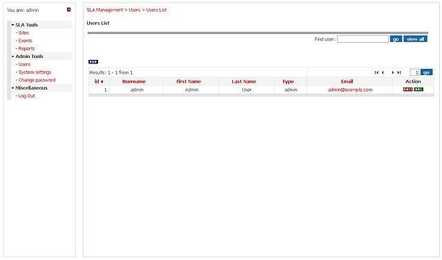 Download web tool or web app trackMySLA