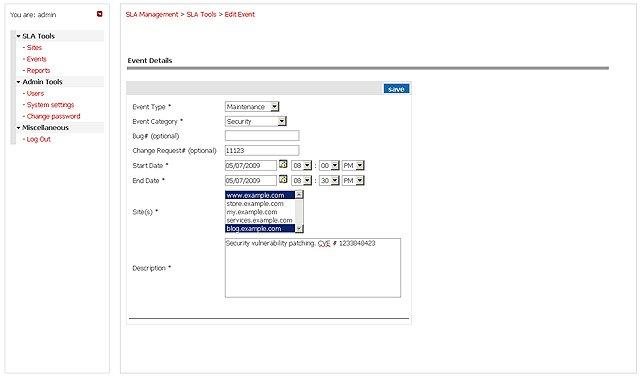 Download web tool or web app trackMySLA