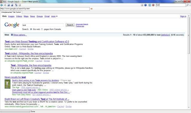 Download web tool or web app Trident Web Splash