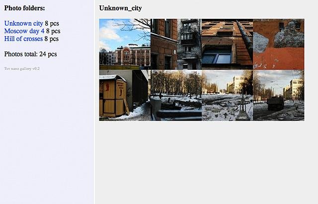 Download web tool or web app Tsv nano gallery