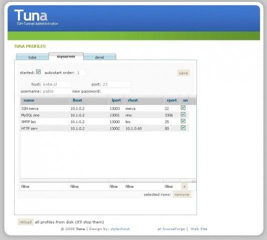 Download web tool or web app Tuna