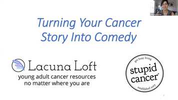 Free download Turning Your Cancer Story Into Comedy video and edit with RedcoolMedia movie maker MovieStudio video editor online and AudioStudio audio editor onlin