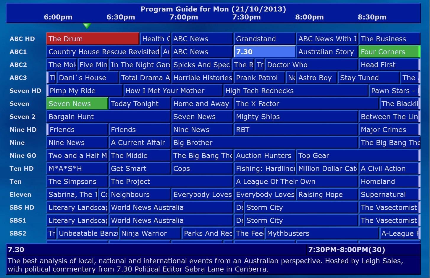 Download web tool or web app TV Scheduler Pro