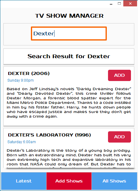 Download web tool or web app TV Show Manager Chrome App Download web tool or web app TV Show Manager Chrome App