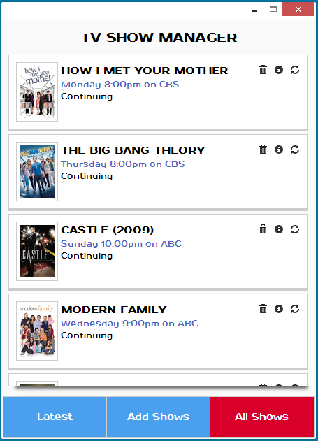 Download web tool or web app TV Show Manager Chrome App Download web tool or web app TV Show Manager Chrome App