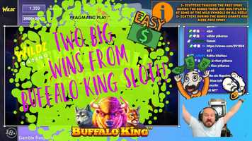 Free download Two Big Wins From Buffalo King Slot!! video and edit with RedcoolMedia movie maker MovieStudio video editor online and AudioStudio audio editor onlin