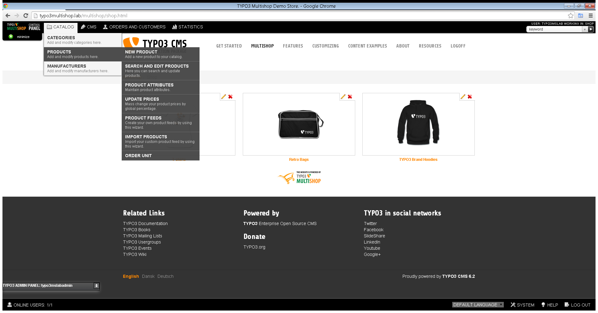 Download web tool or web app TYPO3 Multishop Download web tool or web app TYPO3 Multishop
