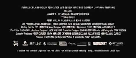 Free download Tyrannosaur - Trailer.mp4 video and edit with RedcoolMedia movie maker MovieStudio video editor online and AudioStudio audio editor onlin