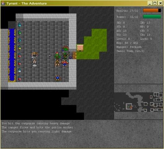 Download web tool or web app Tyrant - Java Roguelike