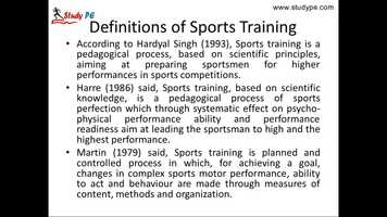 Free download U6SU1 - Definition and Characteristics of Sports Training video and edit with RedcoolMedia movie maker MovieStudio video editor online and AudioStudio audio editor onlin