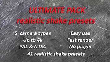 Free download Ultimate Pack - Realistic Shake Presets | After Effects Project Files - Videohive template video and edit with RedcoolMedia movie maker MovieStudio video editor online and AudioStudio audio editor onlin