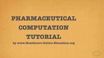 Free download UNCOMPLICATED PHARMACEUTICAL COMPUTATION TUTORIAL JANUARY 3RD 2020 video and edit with RedcoolMedia movie maker MovieStudio video editor online and AudioStudio audio editor onlin