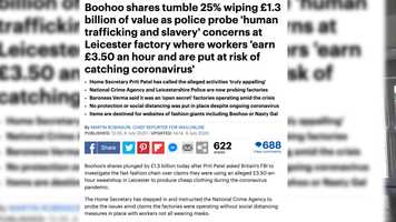 Free download Uncovering boohoos garment factories in Leicester during Covid-19 video and edit with RedcoolMedia movie maker MovieStudio video editor online and AudioStudio audio editor onlin