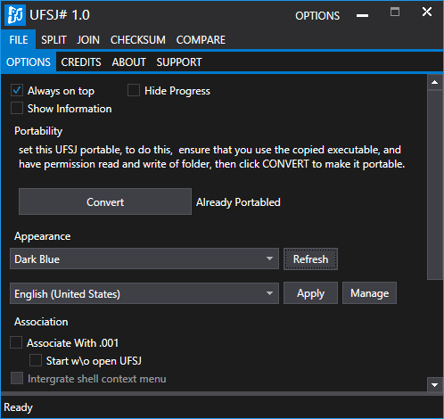 Download web tool or web app Universal File Splitter Joinner Download web tool or web app Universal File Splitter Joinner