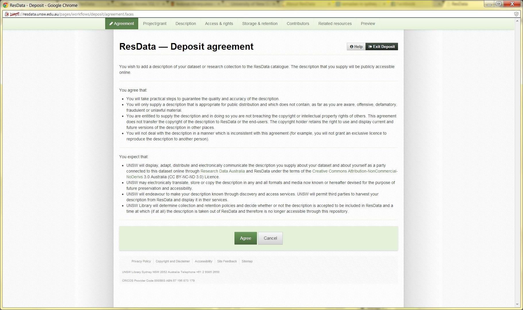 Download web tool or web app UNSW Metadata Stores (ResData)