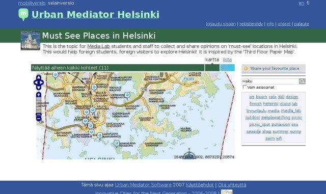 Download web tool or web app Urban Mediator