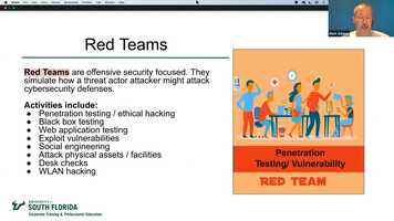 Free download USF CTPE Cyber Security Bootcamp Learning Session - Sep video and edit with RedcoolMedia movie maker MovieStudio video editor online and AudioStudio audio editor onlin