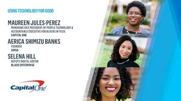 Free download Using Technology For Good Hosted by Capital One video and edit with RedcoolMedia movie maker MovieStudio video editor online and AudioStudio audio editor onlin