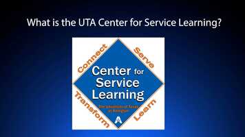 Free download UT Arlington Service Learning video and edit with RedcoolMedia movie maker MovieStudio video editor online and AudioStudio audio editor onlin