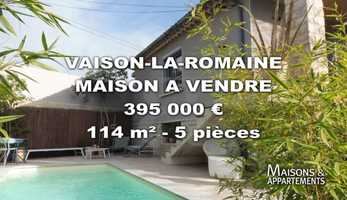 Free download VAISON-LA-ROMAINE - MAISON A VENDRE - 395 000  - 114 m - 5 pices video and edit with RedcoolMedia movie maker MovieStudio video editor online and AudioStudio audio editor onlin