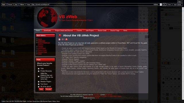 Download web tool or web app VB zWeb