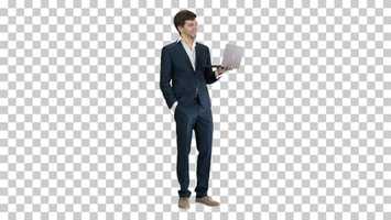 Free download Very excited elegant man in suit standing, Alpha Channel | Stock Footage - Videohive video and edit with RedcoolMedia movie maker MovieStudio video editor online and AudioStudio audio editor onlin